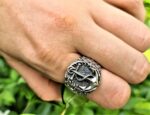 Срібне чоловіче кільце