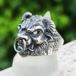 чоловіче кільце з срібла
