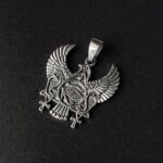 Кулон Бог Гор срібний Сокіл Око Гора підвіс Анкх талісман амулет