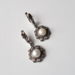 сережки перлини
